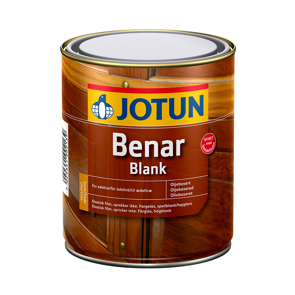 Køb Jotun Benar Blank Træolie - Træbeskyttelse 0,75 L - Pris 339.00 kr.