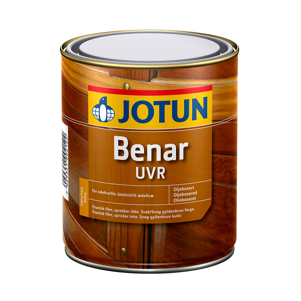 Køb Jotun Benar UVR ædeltræsolie - Træbeskyttelse 0,75 L - Pris 339.00 kr.