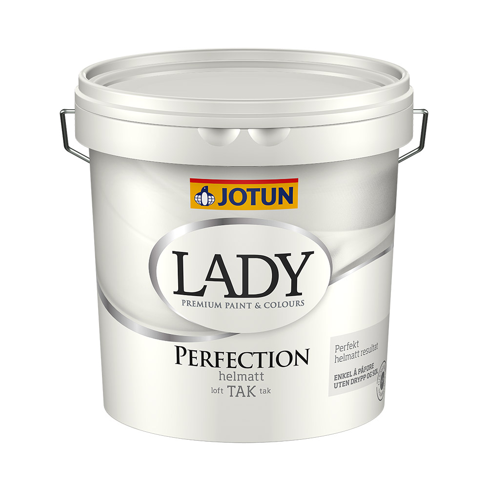 Køb Jotun Lady Perfection - Loftsmaling 4,5 L - Pris 317.00 kr.