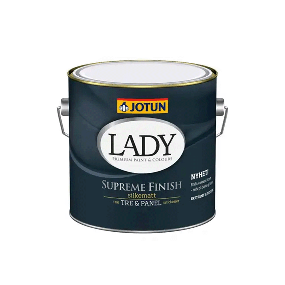 Jotun Lady Supreme Finish - Indendørs træmaling 2,7 L 15 (silkemat)