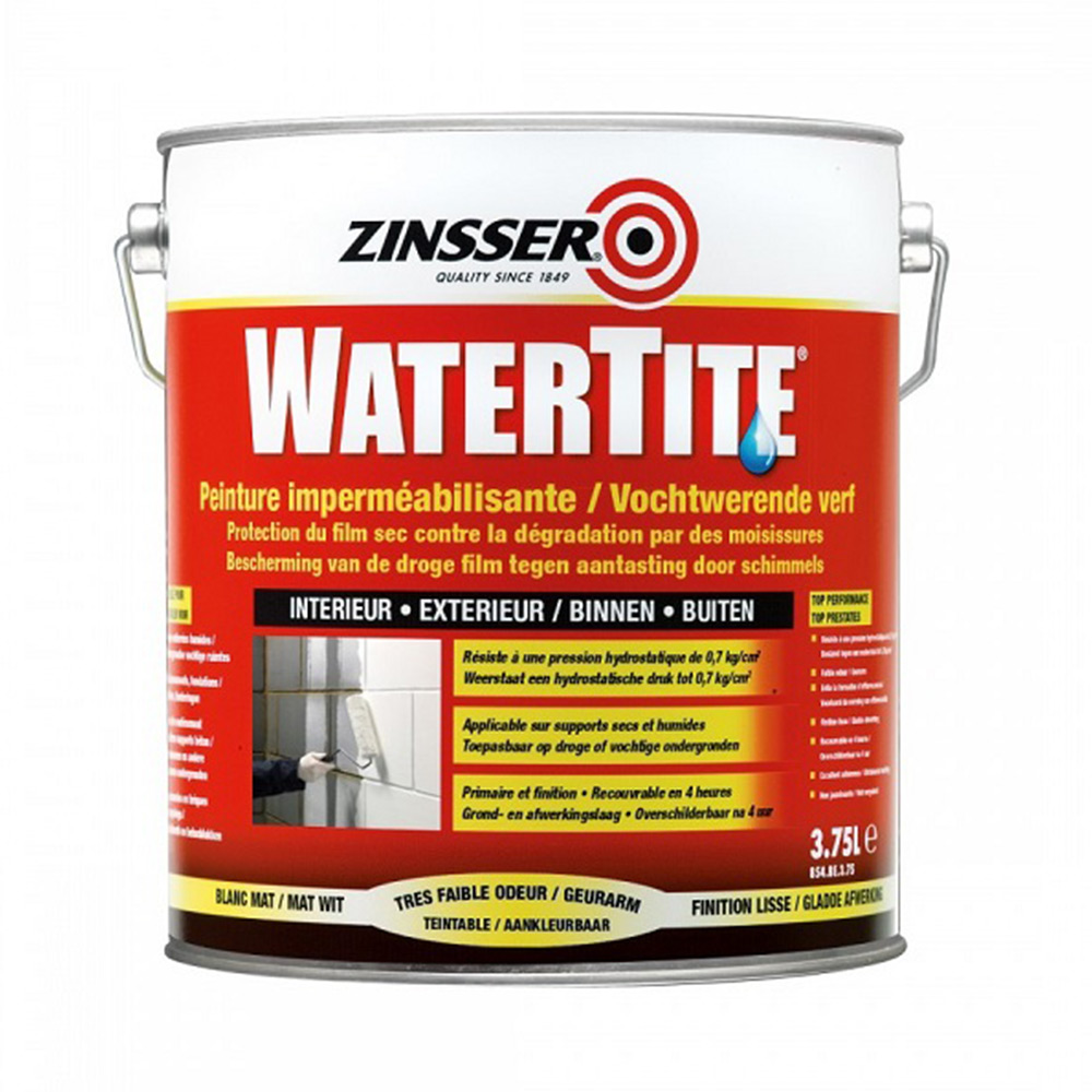 Zinsser Watertite - Fugtafvisende maling 10 L